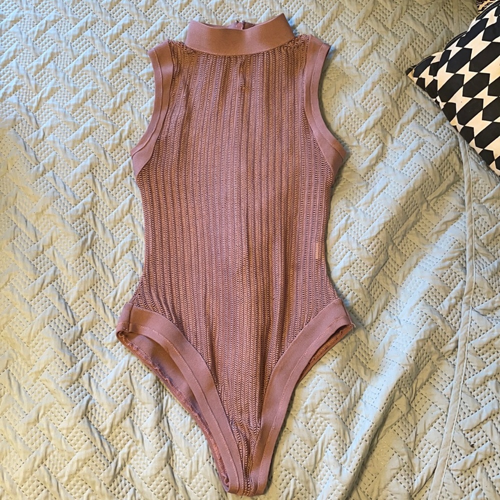 See-through body suit